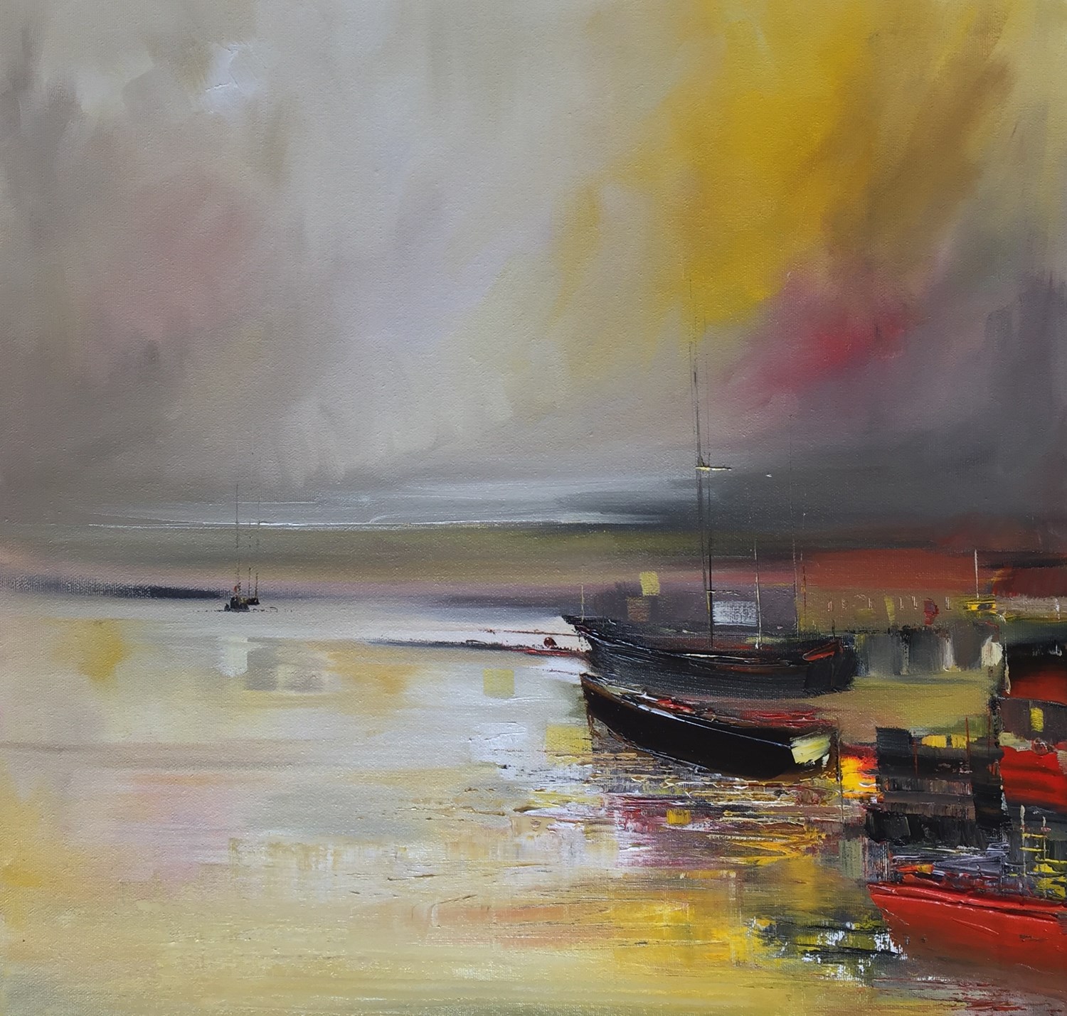 'Harbour Nights ' by artist Rosanne Barr